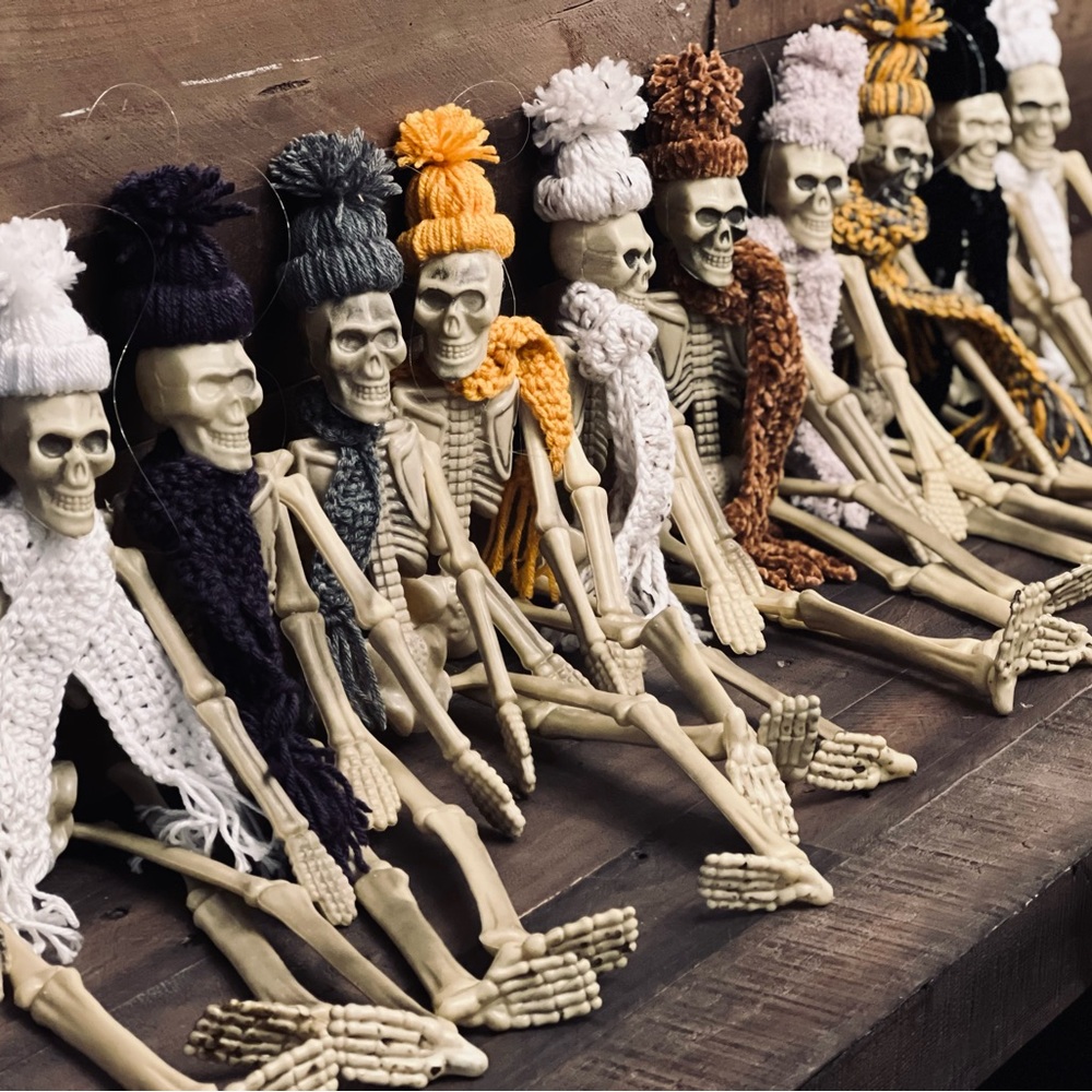 Handmade Fall Skeletons 🍁